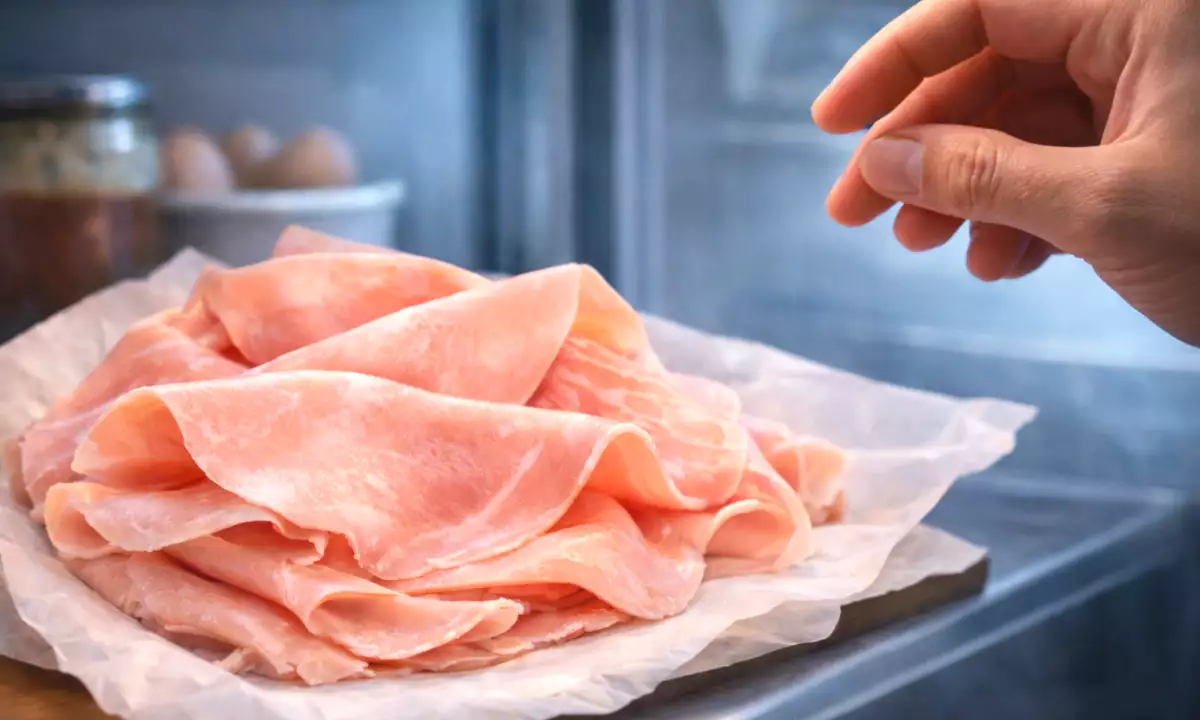 Haben Sie tagelang offen gekochten Schinken gegessen? Achten Sie auf das Salmonellenrisiko