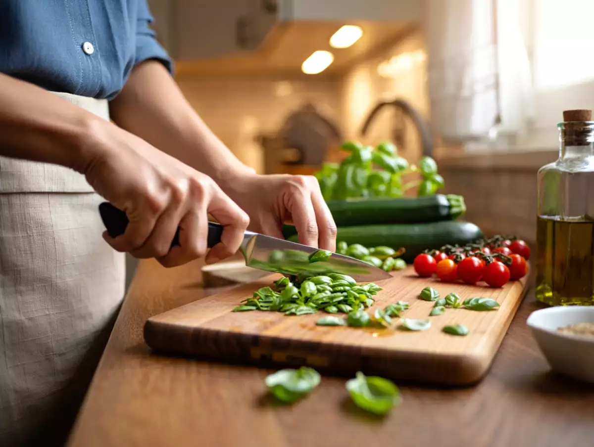 Tagesmenü, 21 april 2026 : Genussvolle kombination: buchweizenpfannkuchenchips, italienischer nudelsalat und proteinreiches whey-eis