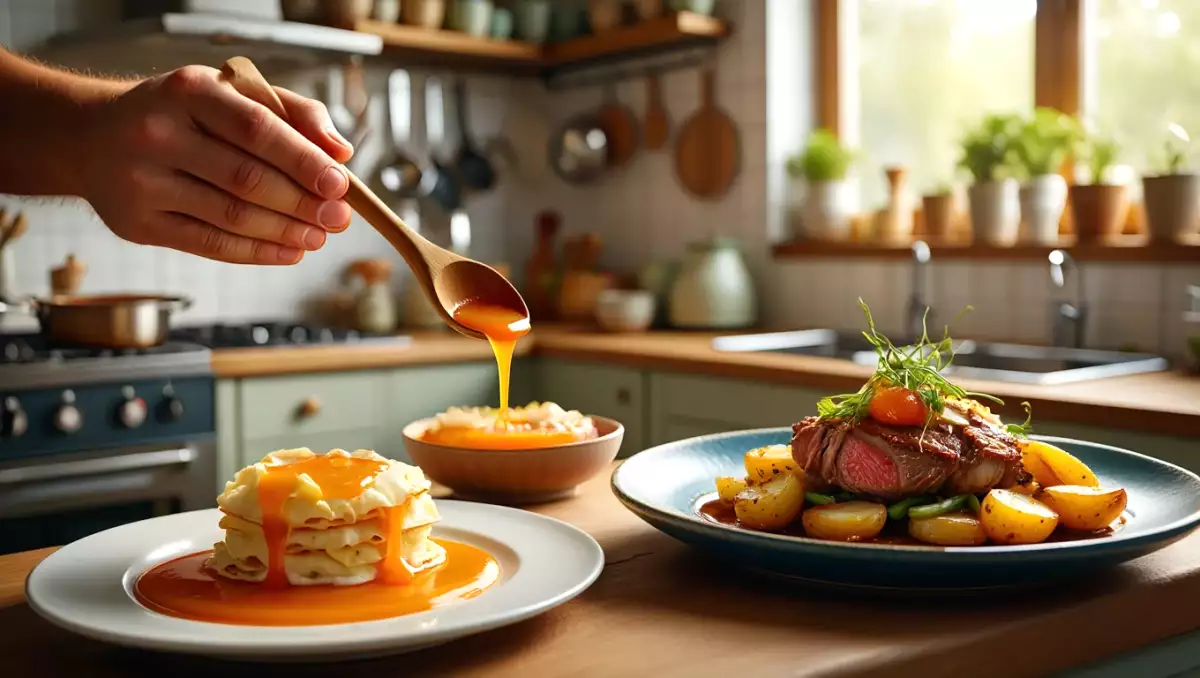 Tagesmenü, 11. Mai: köstliche Vorspeise, Hauptgericht und Dessert