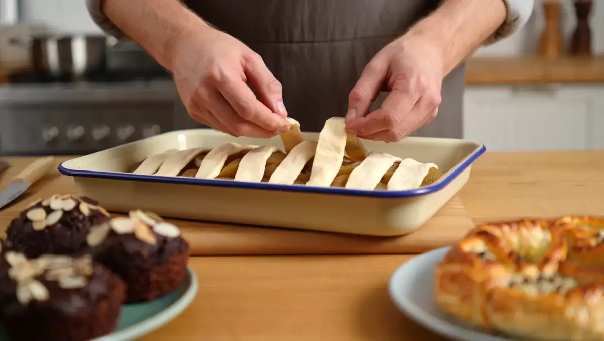 Tagesmenü, 10. Mai: köstliche Oster-Schoko-Muffins, Empanadas und Birnen-Mandelstrudel