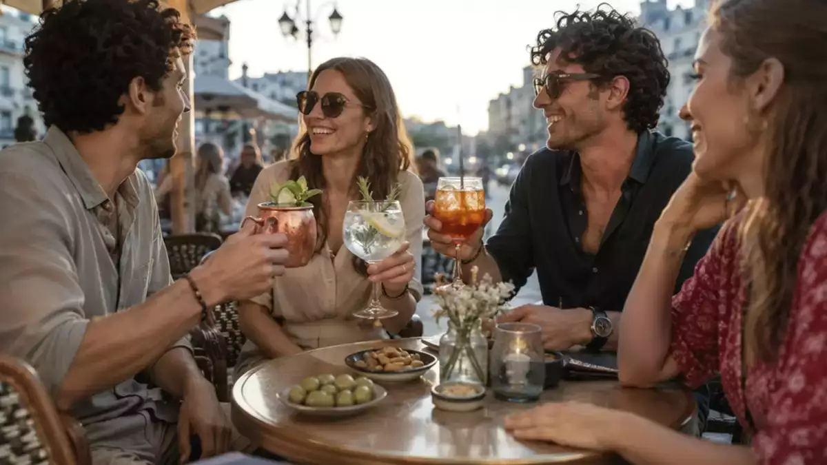 Warum man in Frankreich Cocktails vor dem Essen trinkt und in Spanien eher nach dem Essen.