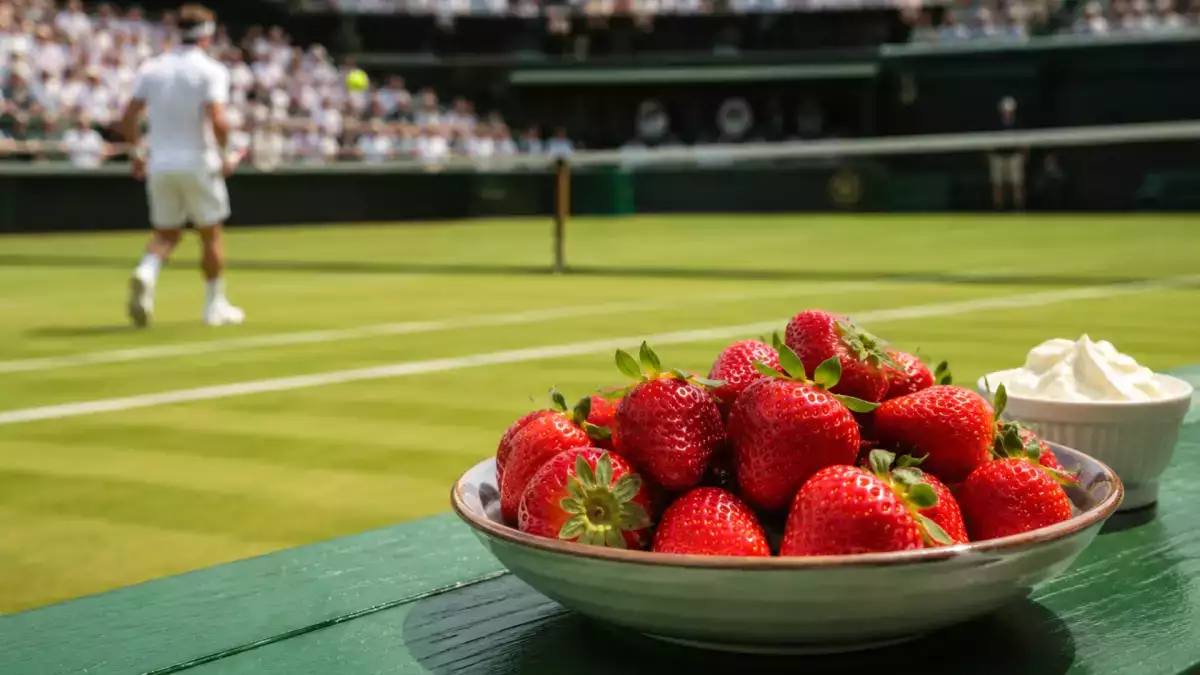 In Wimbledon reden alle über die umstrittensten Erdbeeren des Sommers: Hier ist der Grund, warum das Thema so hochgespielt wird