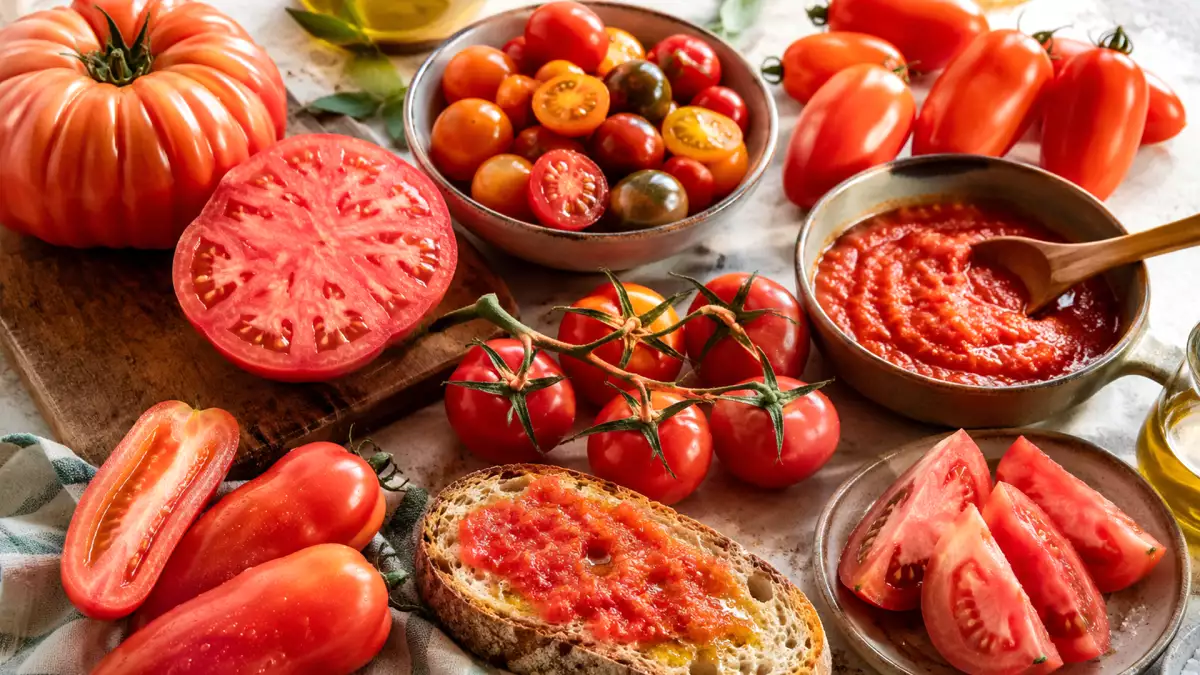 Welche Tomate passt zu welchem Rezept: Gazpacho, Salat, Soße oder Brot mit Tomate?