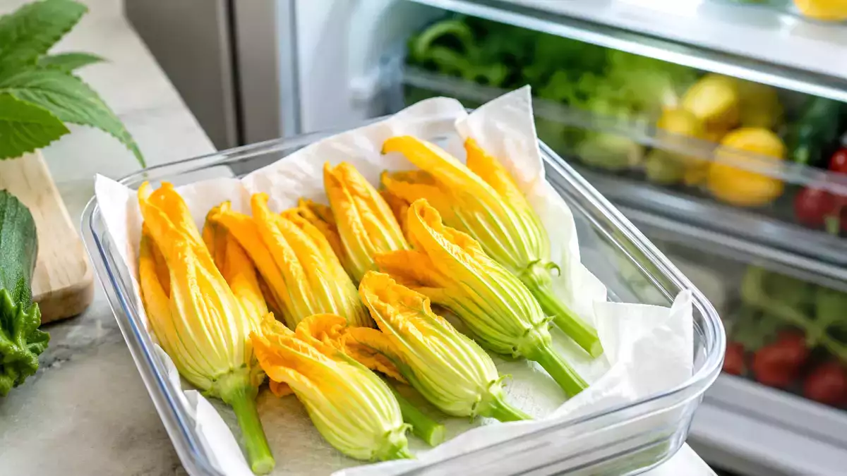 Zucchiniblüten aufbewahren, ohne dass sie welken: der einfache Trick, den viele nicht kennen
