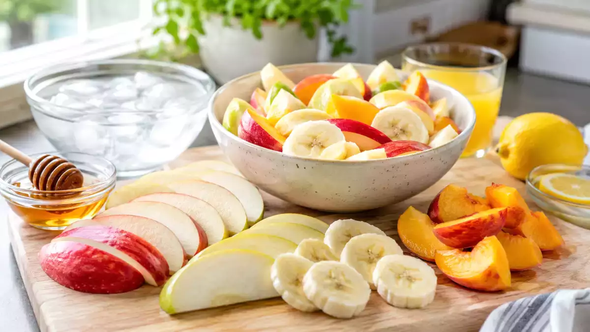 Geschnittenes Obst, das sofort schwarz wird? Entdecke praktische Methoden – neben der Zitrone –, um es frisch zu halten