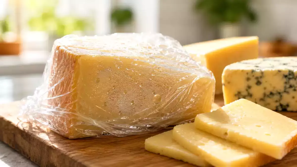 Wickeln Sie den Käse bei warmem Wetter nicht in Frischhaltefolie ein: Dieser Fehler fällt sofort auf, und zwar aus folgendem Grund