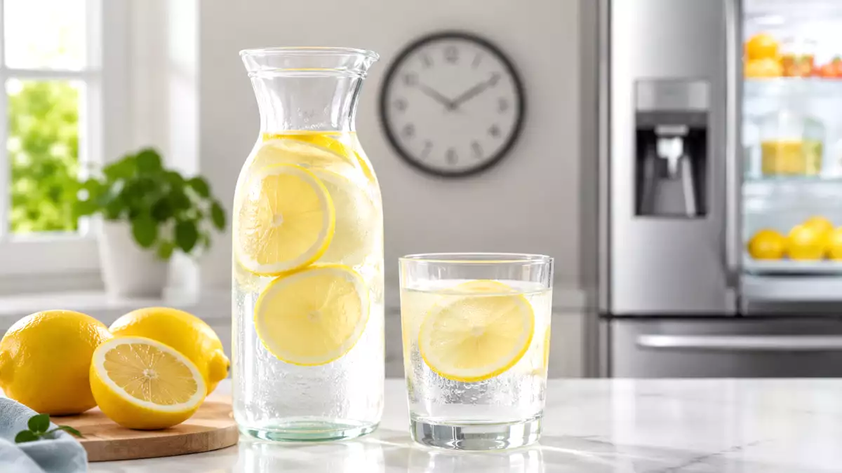Bereiten Sie das Zitronenwasser schon im Voraus zu? Erfahren Sie, nach wie vielen Stunden es sich nicht mehr lohnt, es zu trinken, und was sich dabei ändert