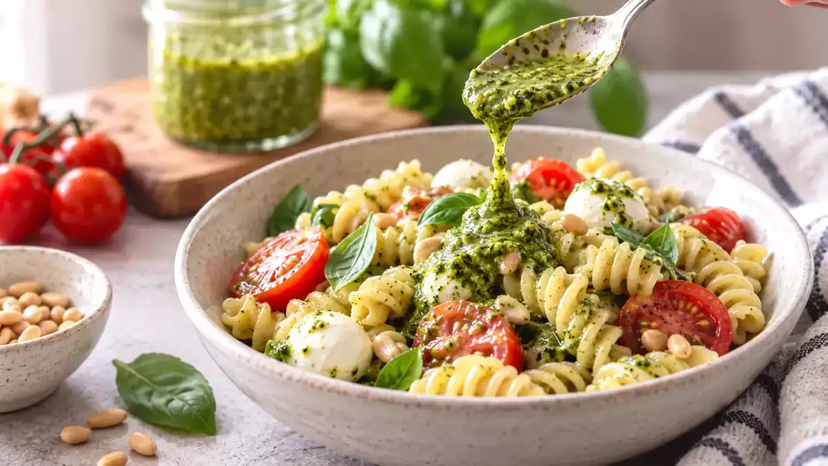 12 Saucen, Vinaigrettes und Dressings, mit denen Sie Ihre Nudelsalate in geschmacksintensive Gerichte verwandeln können