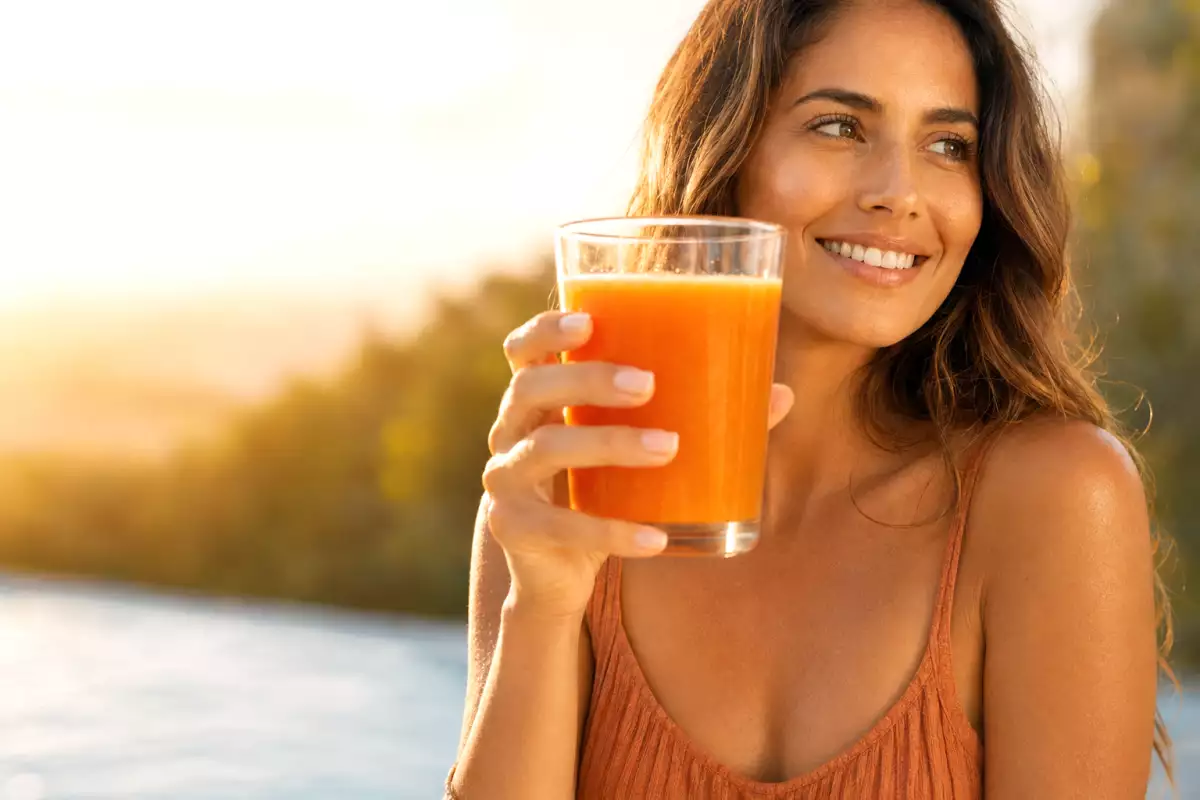 Der Saft, der dabei hilft, die Bräune länger zu bewahren