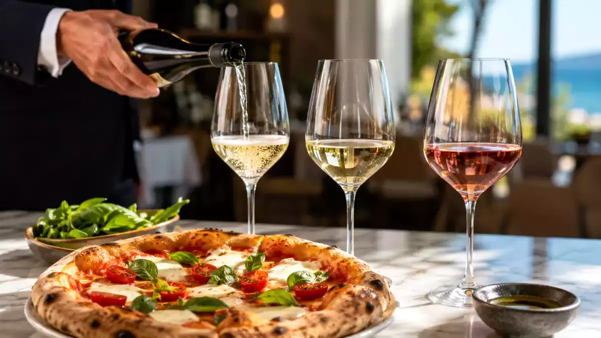So wählst du den richtigen Wein für jede Pizzasorte aus: Die wichtigsten Tipps der Sommeliers für dich