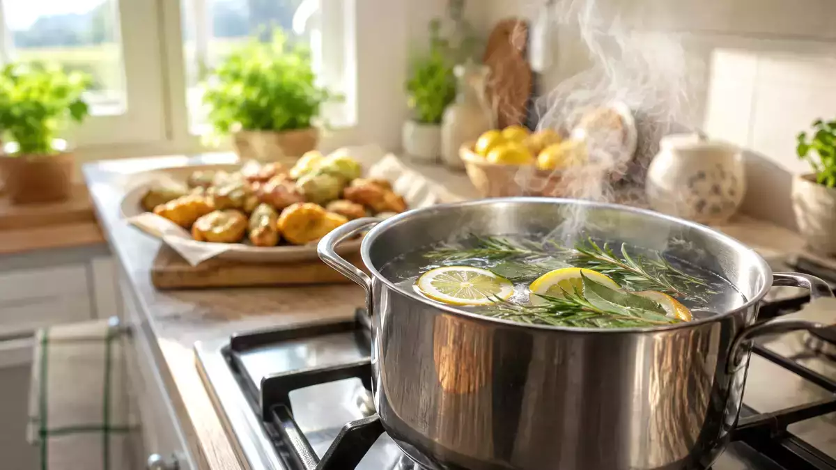 Omas Trick gegen Frittiergeruch: So rettest du sofort die Küche, das Sofa und das ganze Haus