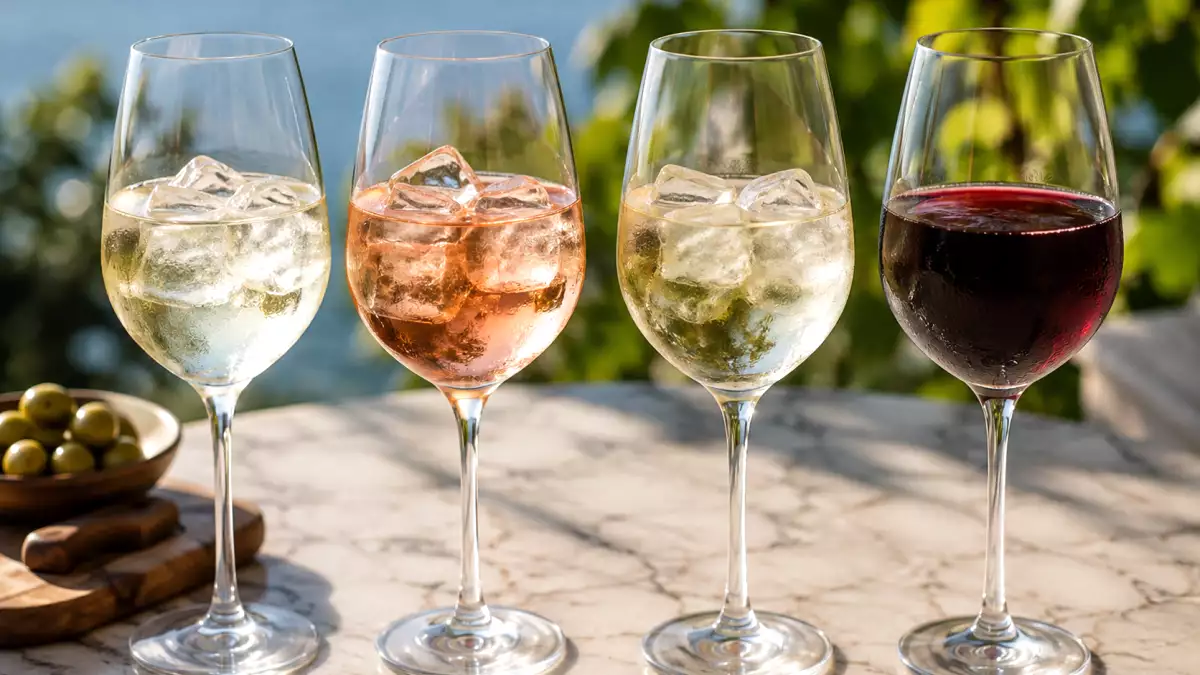 Ist es ein Sakrileg, Eis in den Wein zu geben? Was passiert eigentlich im Glas?