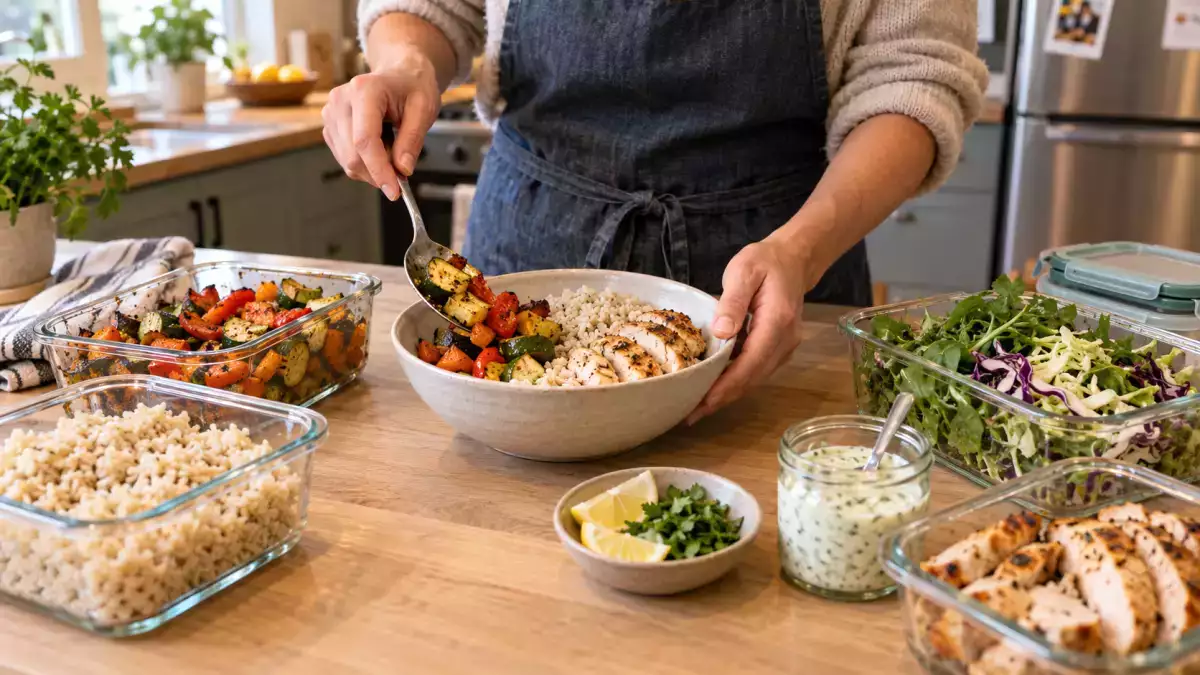 Abendessen unter der Woche? Bereiten Sie Zutaten vor, nicht ganze Mahlzeiten