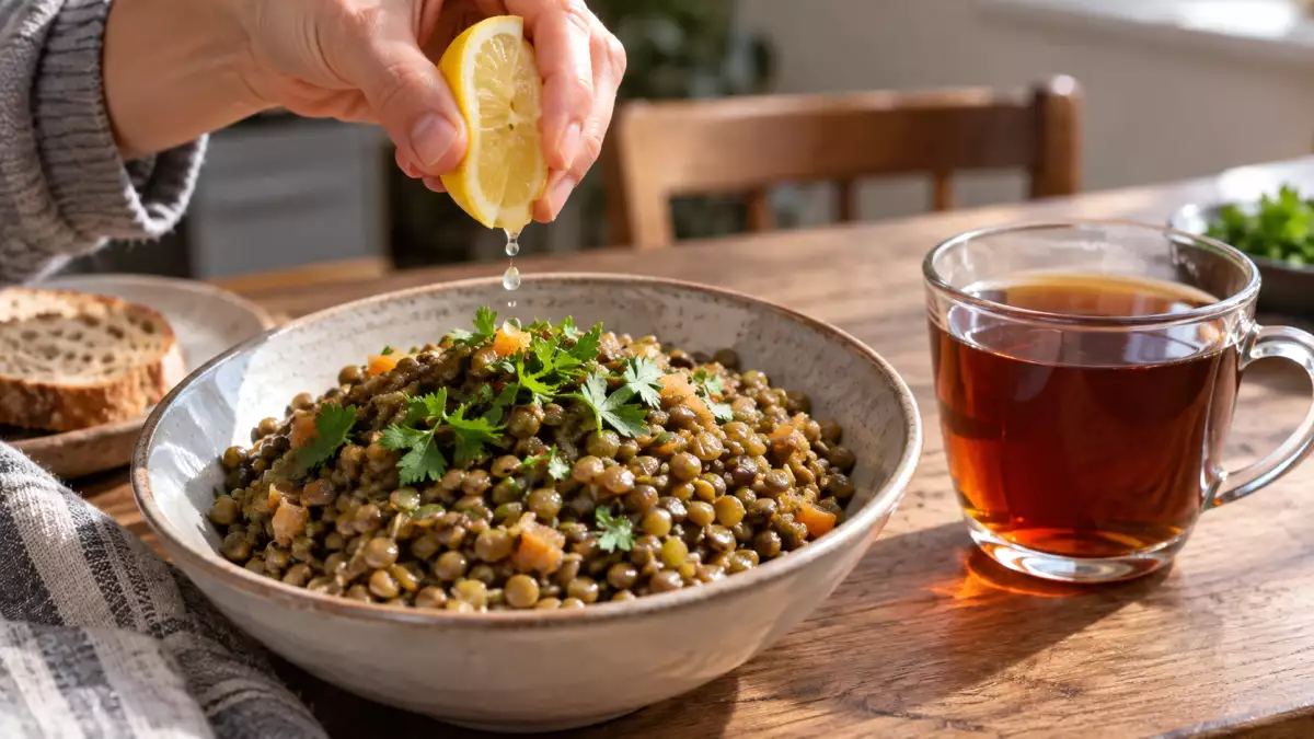 Essen Sie Linsen? Was Sie dazu trinken, kann die Eisenaufnahme beeinflussen