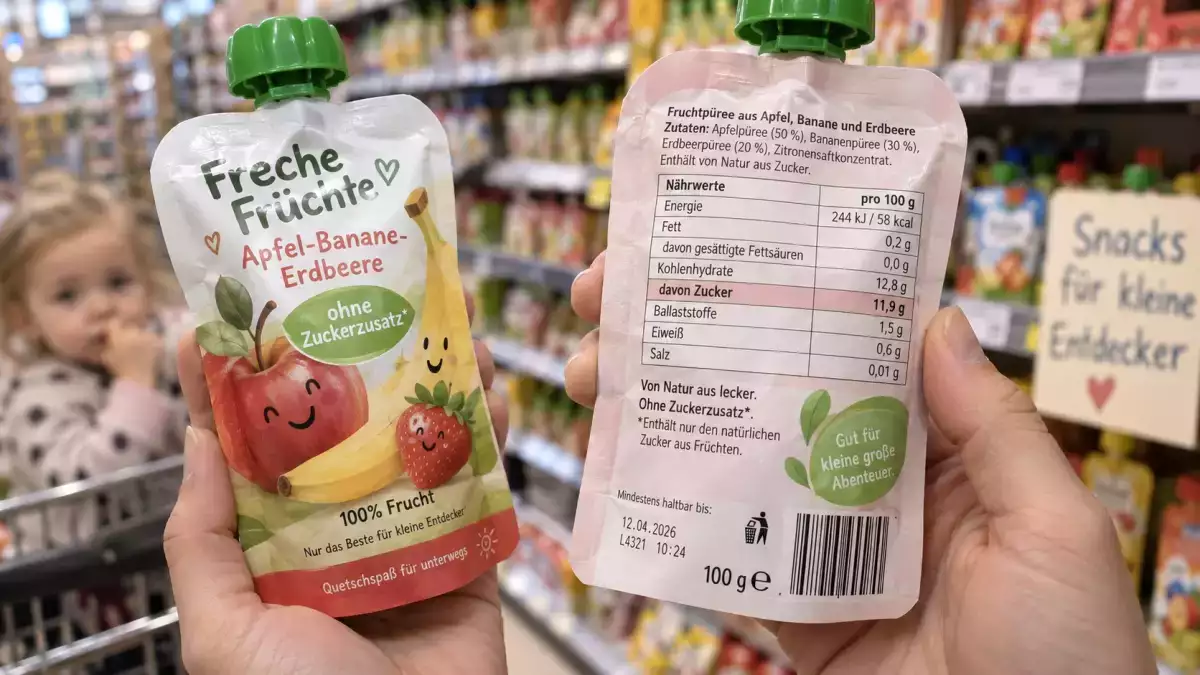 „Ohne Zuckerzusatz“? Was in Kindersnacks trotzdem steckt