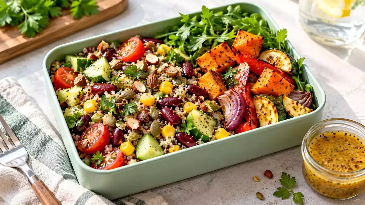 Haben Sie es satt, um 16 Uhr schon wieder Hunger zu haben? So machen Sie Ihre vegetarische Lunchbox im Alltag sättigender