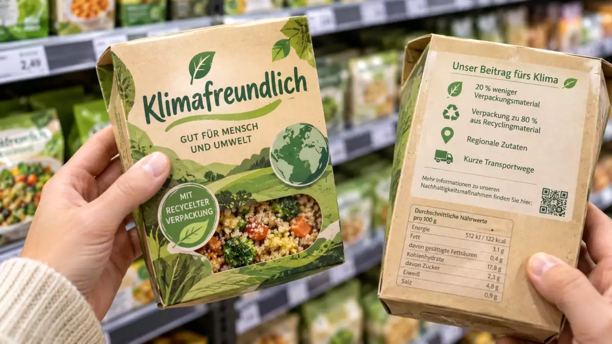 „Klimafreundlich“ auf der Packung? So erkennen Sie seit 2026, ob das Umweltversprechen wirklich belegt ist