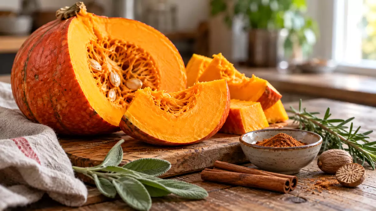 Kürbis und Gewürze – die köstlichsten Kombinationen für den Herbst: Welche Gewürze sollte man verwenden, um den Geschmack in süßen und herzhaften Gerichten optimal zur Geltung zu bringen?