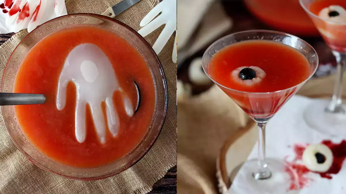 Halloween: 2 einfach zuzubereitende Cocktails – mit und ohne Alkohol