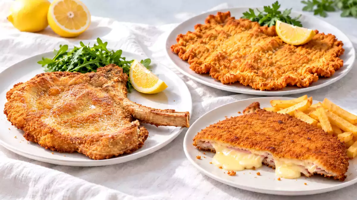 Wiener Schnitzel, Mailänder Schnitzel oder gefüllt? Diese 3 Varianten sind verschieden