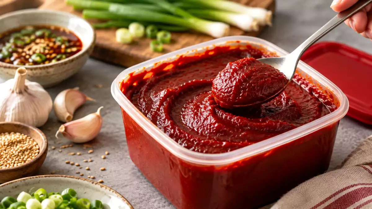 Gochujang geöffnet: So lagern und dosieren Sie die Chilipaste