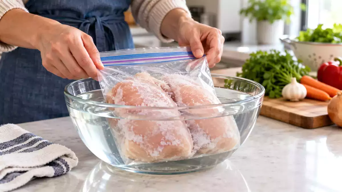 Hähnchen noch gefroren? Diese 3 Methoden helfen, wenn das Abendessen schon wartet