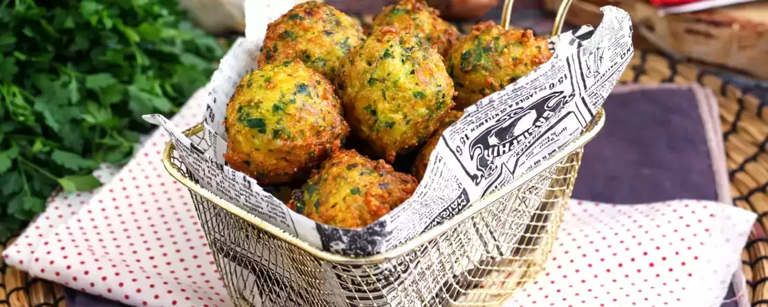 Drei Länder, eine Sehnsucht: So sehen ihre Kabeljau-Fritters aus.