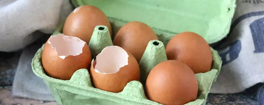 Sie machen das mit Eierschalen und können sich nicht vorstellen, welches Risiko Sie in der Küche eingehen könnten
