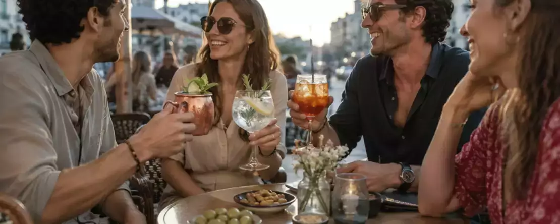 Warum man in Frankreich Cocktails vor dem Essen trinkt und in Spanien eher nach dem Essen.
