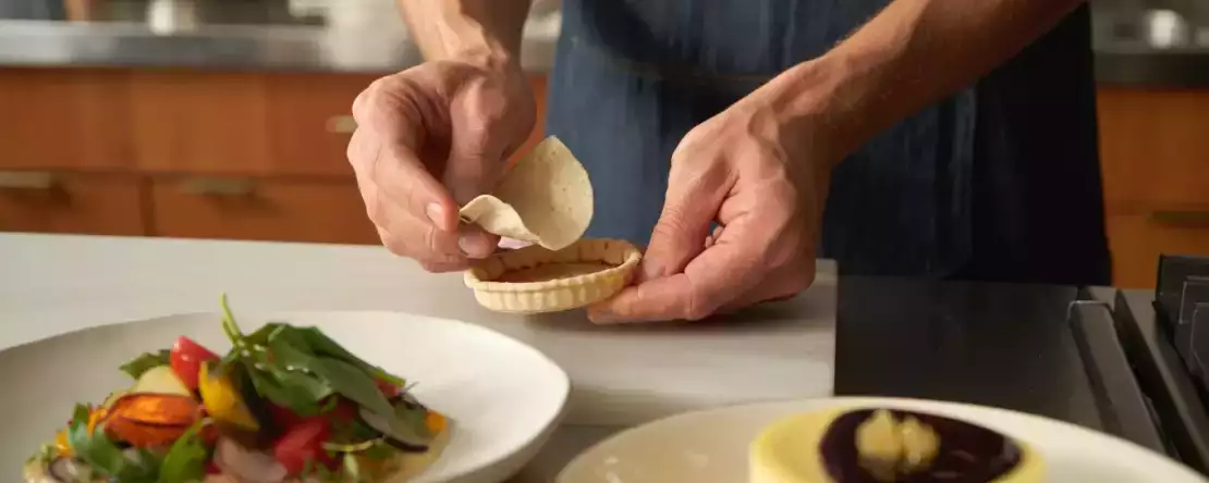 Tagesmenü, 25. Juni: köstliche Quiches, Auberginen und Marzipan-Mousse