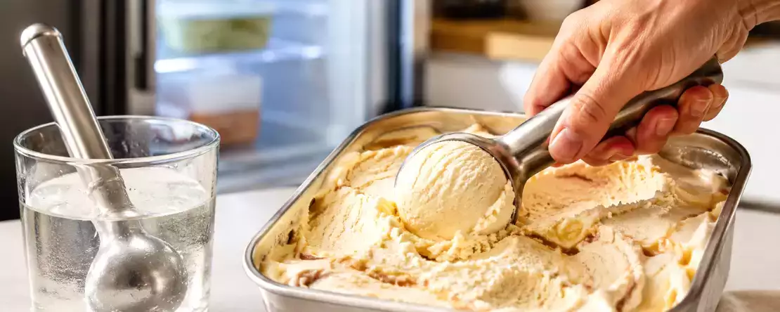 Nie wieder hartes Eis: Der ganz einfache Trick, um Eis direkt aus dem Gefrierschrank zu servieren
