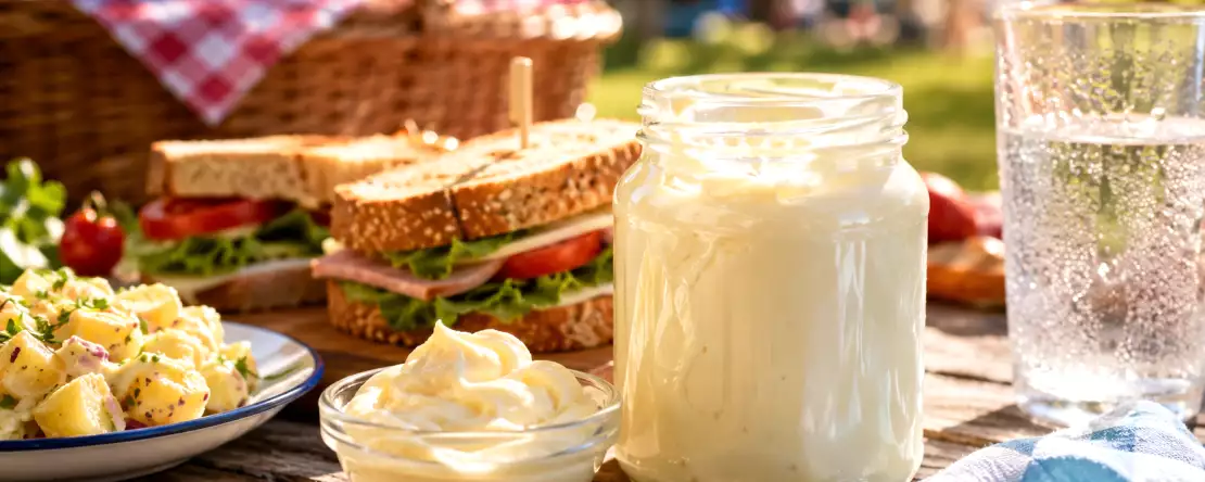 Wie lange kann Mayonnaise bei Hitze außerhalb des Kühlschranks stehen, bevor sie gesundheitsschädlich wird?