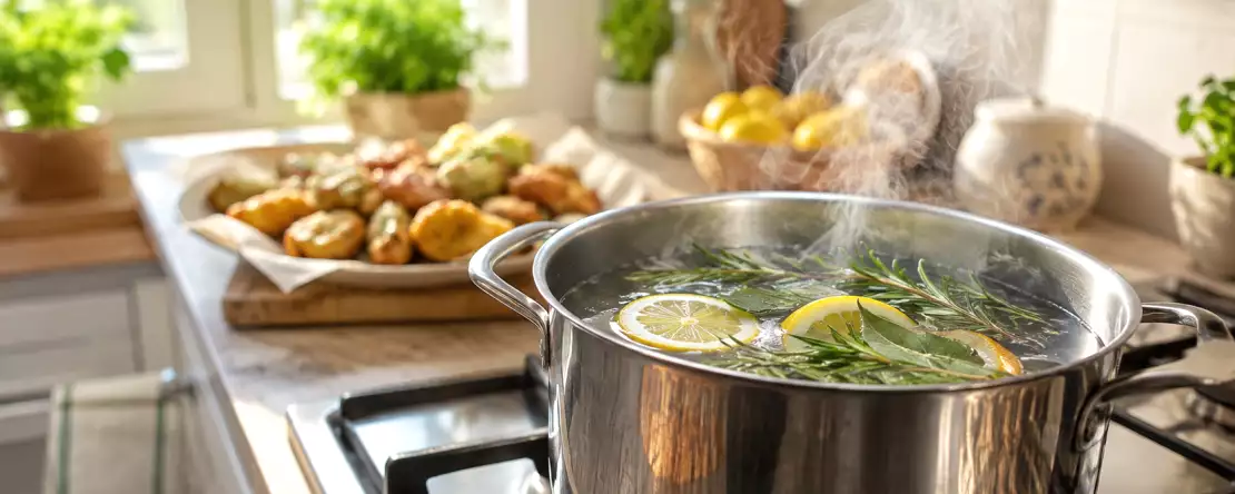 Omas Trick gegen Frittiergeruch: So rettest du sofort die Küche, das Sofa und das ganze Haus