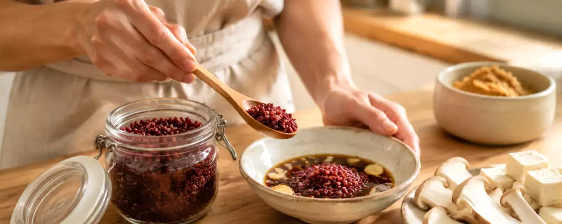 Rotes Koji: Die farbenfrohe fermentierte Zutat, die man nach Miso kennen sollte – und warum Köche gerade davon schwärmen