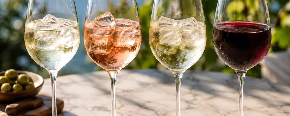 Ist es ein Sakrileg, Eis in den Wein zu geben? Was passiert eigentlich im Glas?