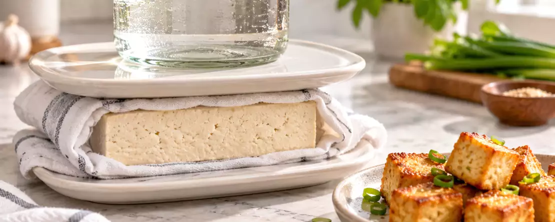 Tofu ohne Presse auspressen: Einfache Methoden für zu Hause, damit er knusprig und voller Geschmack wird
