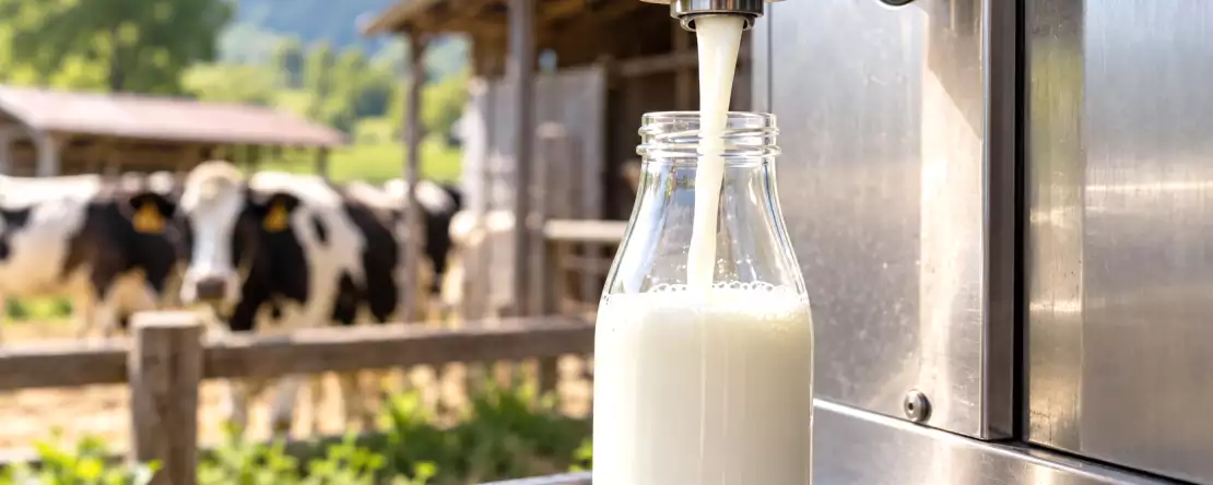 Rohmilch vom Bauernhof: Warum Sie den Hinweis am Milchautomaten ernst nehmen sollten