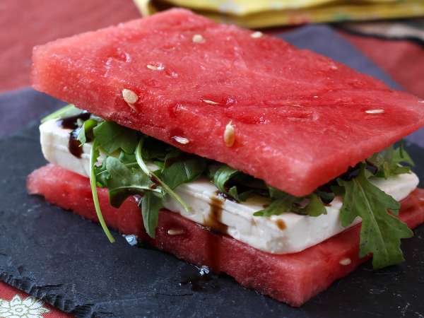 Wassermelonen-Sandwich: Dieses frische und erstaunliche Rezept bringt TikTok in Wallung