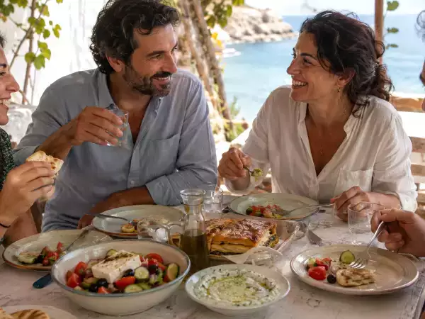 Sieben griechische Rezepte für eine mediterrane Mahlzeit, ohne dass man immer das Gleiche kochen muss.