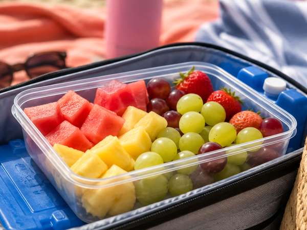 Wie man Obst mit an den Strand nimmt, ohne dass einem die Hitze einen Streich spielt