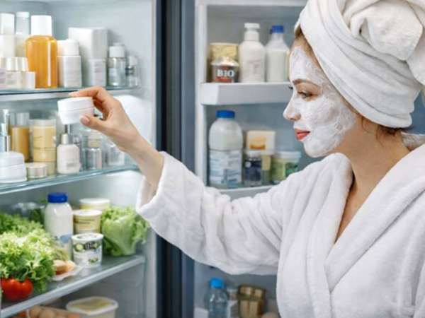 Manche Kosmetikprodukte entfalten ihre Wirkung nur dann voll und ganz, wenn sie im Kühlschrank aufbewahrt werden … und fast niemand spricht darüber