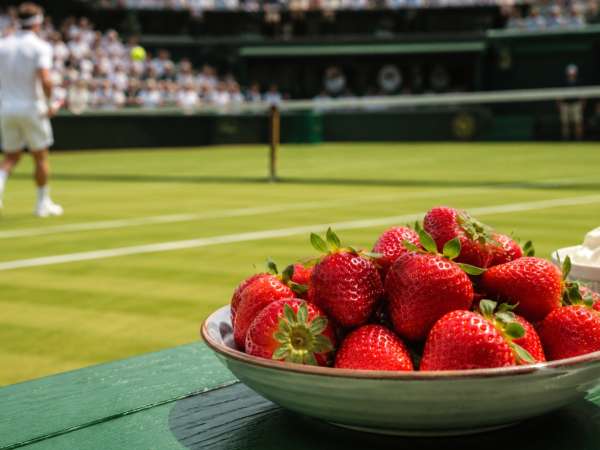 In Wimbledon reden alle über die umstrittensten Erdbeeren des Sommers: Hier ist der Grund, warum das Thema so hochgespielt wird