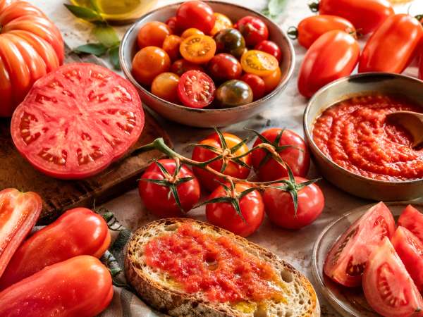 Welche Tomate passt zu welchem Rezept: Gazpacho, Salat, Soße oder Brot mit Tomate?