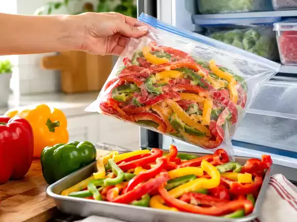 So friert man Paprika im Sommer ein, um sie den ganzen Winter über zu verwenden: Der Schritt, der verhindert, dass sie verderben