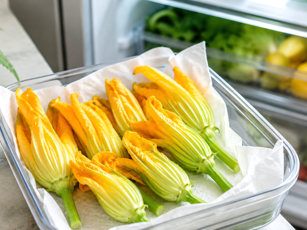 Zucchiniblüten aufbewahren, ohne dass sie welken: der einfache Trick, den viele nicht kennen