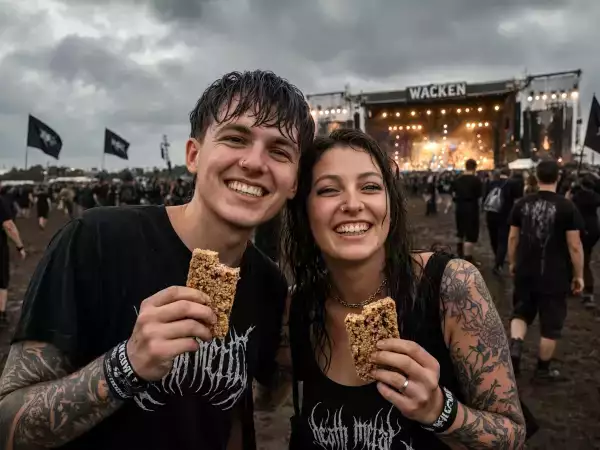 Wacken 2026: 12 Festival-Snacks, die ohne Kühlschrank Tage überstehen, perfekt fürs Camping