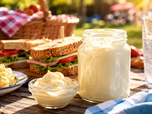 Wie lange kann Mayonnaise bei Hitze außerhalb des Kühlschranks stehen, bevor sie gesundheitsschädlich wird?