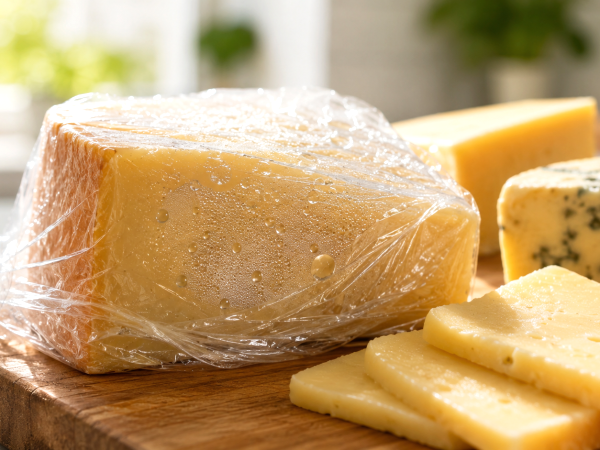 Wickeln Sie den Käse bei warmem Wetter nicht in Frischhaltefolie ein: Dieser Fehler fällt sofort auf, und zwar aus folgendem Grund