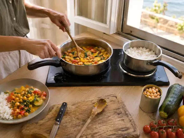 7 einfache Abendessen für den Urlaub, die Sie fast ohne Küchenausstattung oder Kochutensilien zubereiten können