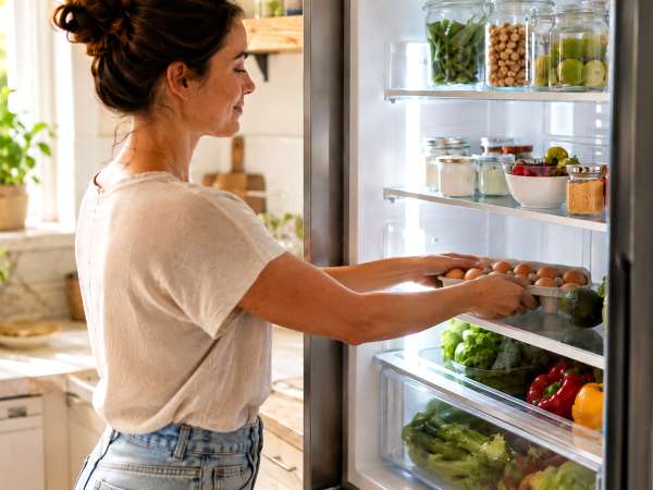 Kühlschrank oder Vorratskammer? Warum liegen Eier im Supermarkt außerhalb des Kühlschranks, müssen zu Hause aber gekühlt werden – besonders im Sommer?